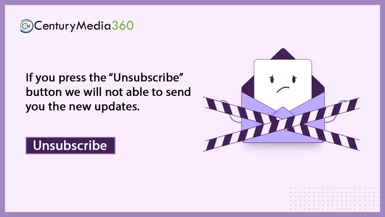 Email unsubscribe- Century Media360